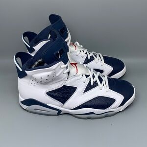 Air Jordan 6 Retro Olympic Midnight Navy‎ CT8529-164 Men’s Sz 9.5